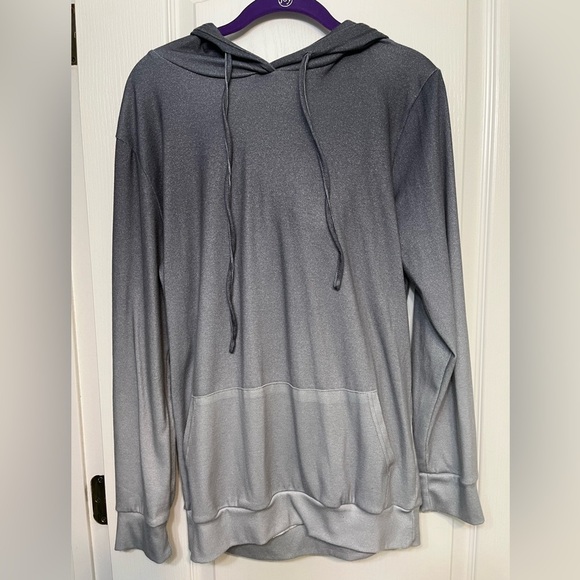 Gray Ombré Hoodie - Picture 1 of 7